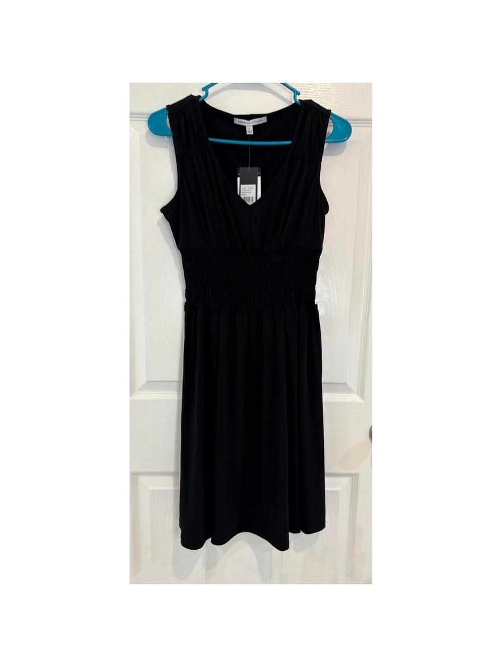:) Adrienne Vittadini Black Dress Sleeveless Casual Dress Size S